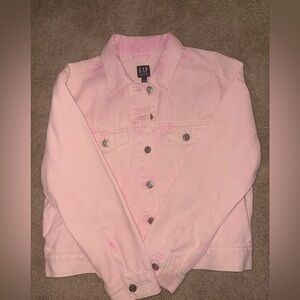 Pink Ombré Gap Jean Jacket. Women’s size Medium
